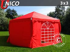 Partytent UNICO 3x3m, Rood